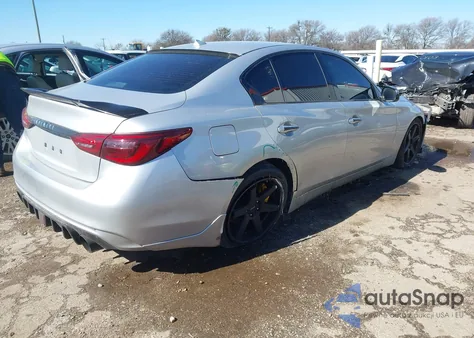 2019 Infiniti Q50 3.0T Luxe from USA, damaged, VIN JN1EV7AP8KM518741